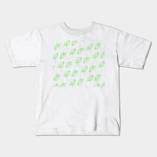 green bird mosaic Kids T-Shirt